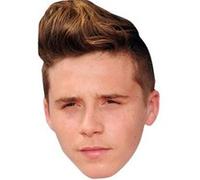 IMPRESSION DIRECT Masque en carton 2D Brooklyn Beckham - Célébrité - Taille A4 Multicolors G