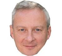 IMPRESSION DIRECT Masque en carton 2D Bruno LE MAIRE - Politique - Taille A4 Multicolors G