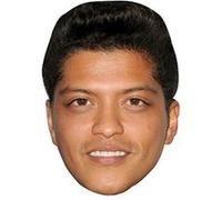 IMPRESSION DIRECT Masque en carton 2D Bruno Mars - Chanteur - Taille A4 Multicolors G