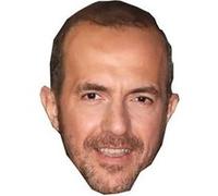 IMPRESSION DIRECT Masque en carton 2D Calogero - Chanteur - Taille A4 Multicolors