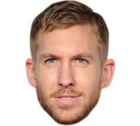 IMPRESSION DIRECT Masque en carton 2D Calvin Harris - Dj - Taille A4 Multicolors G