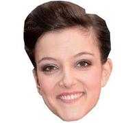 IMPRESSION DIRECT Masque en carton 2D Camille LELLOUCHE - Actrice - Taille A4 Multicolors G