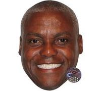 IMPRESSION DIRECT Masque en carton 2D Carl Lewis - Athlétisme - Taille A4 Multicolors G
