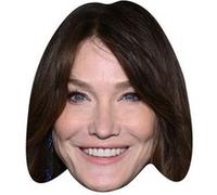 IMPRESSION DIRECT Masque en carton 2D Carla Bruni - Mannequin - Taille A4 Multicolors G