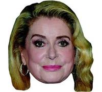 IMPRESSION DIRECT Masque en carton 2D Catherine DENEUVE - Actrice - Taille A4 Multicolors G