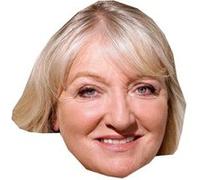 IMPRESSION DIRECT Masque en carton 2D Charlotte DE TURCKHEIM - Actrice - Taille A4 Multicolors G