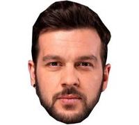 IMPRESSION DIRECT Masque en carton 2D Claudio CAPEO - Chanteur - Taille A4 Multicolors G