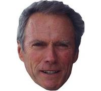IMPRESSION DIRECT Masque en carton 2D Clint EASTWOOD - Acteur - Taille A4 Multicolors G