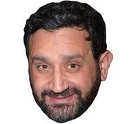 IMPRESSION DIRECT Masque en carton 2D Cyril HANOUNA - Animateur - Taille A4 Multicolors G