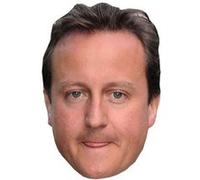 IMPRESSION DIRECT Masque en carton 2D David Cameron - Politique - Taille A4 Multicolors G