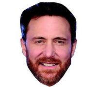 Masque en carton 2D David GUETTA - Dj - Taille A4
