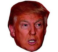 IMPRESSION DIRECT Masque en carton 2D Donald Trump - Politique - Taille A4 Multicolors G