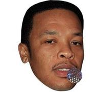 IMPRESSION DIRECT Masque en carton 2D Dr Dre - Chanteur, rap - Taille A4 Multicolors G