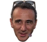 IMPRESSION DIRECT Masque en carton 2D Elie SEMOUN - Humoriste- Taille A4 Multicolors G