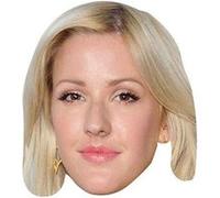 IMPRESSION DIRECT Masque en carton 2D Ellie Goulding - Chanteur - Taille A4 Multicolors