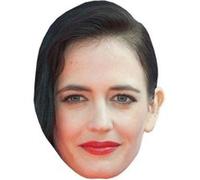 Masque en carton 2D Eva GREEN - Actrice - Taille A4