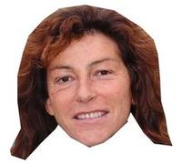 IMPRESSION DIRECT Masque en carton 2D Florence ARTHAUD - Navigatrice - Taille A4 Multicolors G