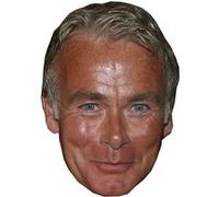 IMPRESSION DIRECT Masque en carton 2D Franck DUBOSC - Humoriste- Taille A4 Multicolors