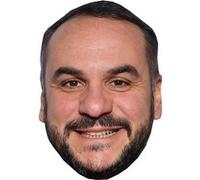 IMPRESSION DIRECT Masque en carton 2D François-Xavier DEMAISON - Acteur - Taille A4 Multicolors G