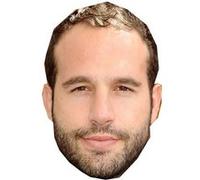 IMPRESSION DIRECT Masque en carton 2D Frédéric MICHALAK - Rugby - Taille A4 Multicolors G