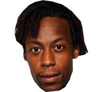 IMPRESSION DIRECT Masque en carton 2D Gaël MONFILS - Tennis - Taille A4 Multicolors G