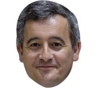 IMPRESSION DIRECT Masque en carton 2D- Gérald DARMANIN - Politique - Taille A4 Multicolors G