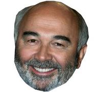 IMPRESSION DIRECT Masque en carton 2D Gérard JUGNOT - Acteur - Taille A4 Multicolors G