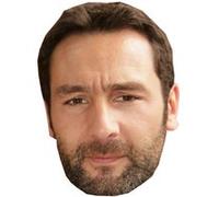 IMPRESSION DIRECT Masque en carton 2D Gilles LELLOUCHE - Acteur - Taille A4 Multicolors G