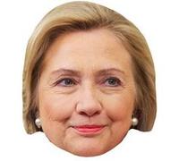 IMPRESSION DIRECT Masque en carton 2D Hillary Clinton - Politique - Taille A4 Multicolors G
