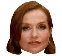 IMPRESSION DIRECT Masque en carton 2D Isabelle HUPPERT - Actrice - Taille A4 Multicolors G