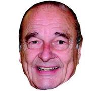 IMPRESSION DIRECT - Masque en carton 2D Jacques Chirac - Politique - Format A4 - Adultes