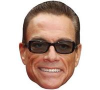 IMPRESSION DIRECT Masque en carton 2D Jean-Claude Van Damme - Acteur - Taille A4 Multicolors G