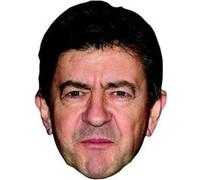 IMPRESSION DIRECT Masque en carton 2D Jean-Luc MELENCHON - Politique - Taille A4 Multicolors G