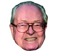 IMPRESSION DIRECT Masque en carton 2D Jean-Marie LE PEN - Politique - Taille A4 Multicolors