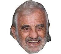 IMPRESSION DIRECT Masque en carton 2D Jean-Paul BELMONDO - Acteur - Taille A4 Multicolors G