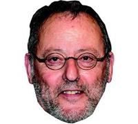 IMPRESSION DIRECT Masque en carton 2D Jean RENO - Acteur - Taille A4 Multicolors