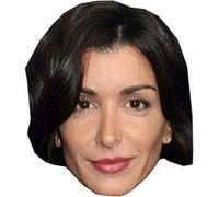 IMPRESSION DIRECT Masque en carton 2D Jenifer - Chanteuse - Taille A4 Multicolors