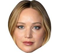 IMPRESSION DIRECT Masque en carton 2D Jennifer Lawrence - Actrice - Taille A4 Multicolors G