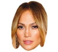 IMPRESSION DIRECT Masque en carton 2D Jennifer Lopez - Chanteuse - Taille A4 Multicolors G