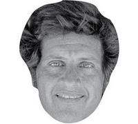 IMPRESSION DIRECT Masque en carton 2D- Joe Dassin - Chanteur - Taille A4 Multicolors G