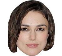 IMPRESSION DIRECT Masque en carton 2D Keira Knightley - Actrice - Taille A4 Multicolors G