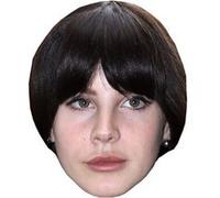 IMPRESSION DIRECT Masque en carton 2D Lana Del Ray - Chanteuse - Taille A4 Multicolors G