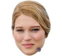IMPRESSION DIRECT Masque en carton 2D Léa SEYDOUX - Actrice - Taille A4 Multicolors G