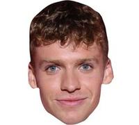 IMPRESSION DIRECT Masque en carton 2D- Léon le Marchand - Nageur Français - Taille A4 Multicolors