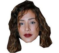 IMPRESSION DIRECT Masque en carton 2D Manon AZEM - Actrice - Taille A4 Multicolors G