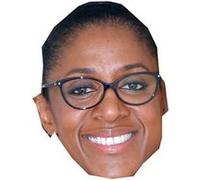 IMPRESSION DIRECT Masque en carton 2D Marie-Jose PEREC - Athlétisme - Taille A4 Multicolors G