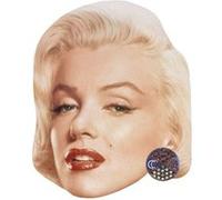 IMPRESSION DIRECT Masque en carton 2D Marilyn Monroe - Actrice et chanteuse - Taille A4 Multicolors G