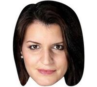 IMPRESSION DIRECT Masque en carton 2D Marlène Schiappa - Politique - Taille A4 Multicolors G