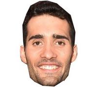 IMPRESSION DIRECT Masque en carton 2D Martin FOURCADE - Biathlon - Taille A4 Multicolors G