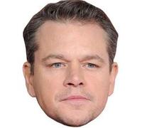 IMPRESSION DIRECT Masque en carton 2D Matt Damon - Acteur - Taille A4 Multicolors G